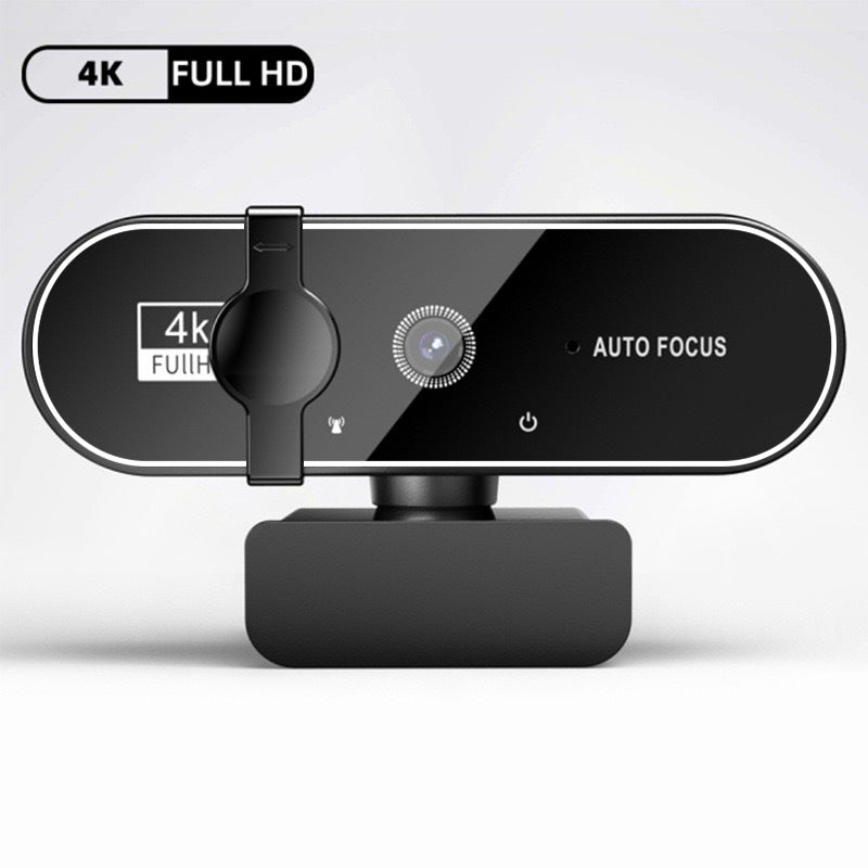 4K Autofocus Webcam With Microphon - Full HD USB Camera